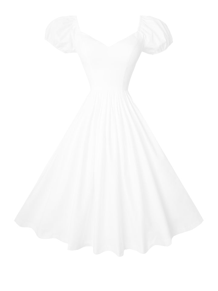 Margaret Solid Cotton Dress