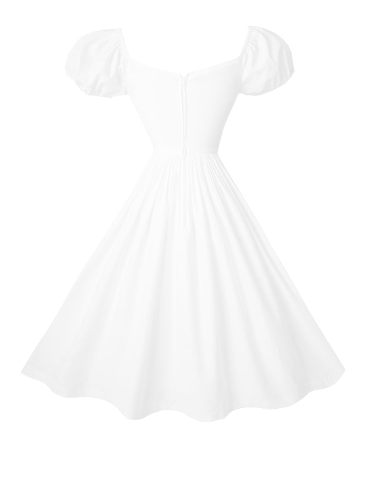 Margaret Solid Cotton Dress