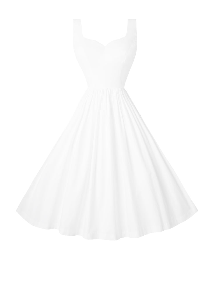 Elizabeth Solid Cotton Dress