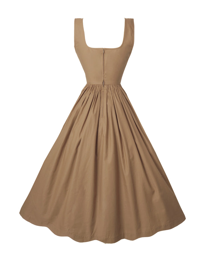 MTO - Michelle Solid Cotton Dress