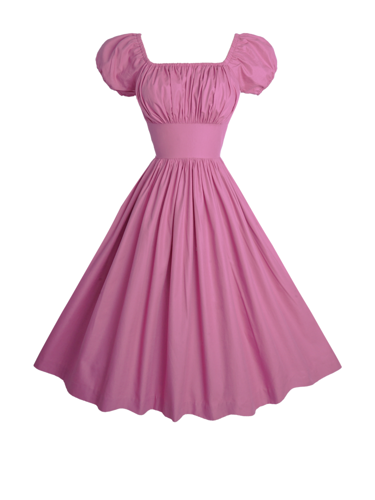 MTO - Loretta Solid Cotton Dress