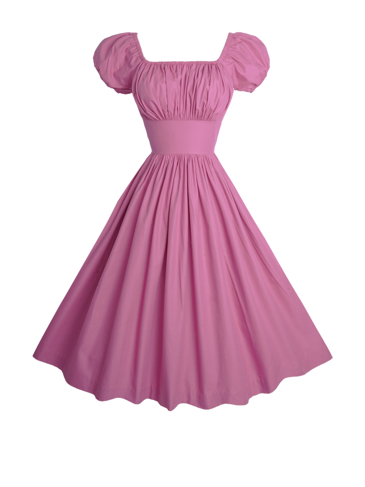 MTO - Loretta Solid Cotton Dress