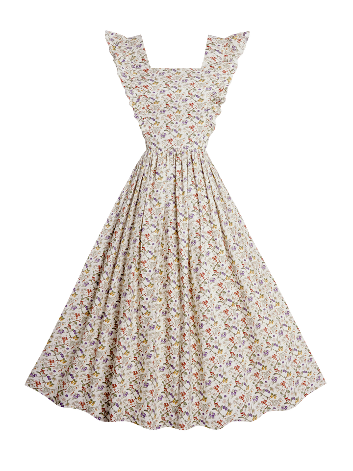 MTO - Lorraine Dress in "Harvest Bloom"