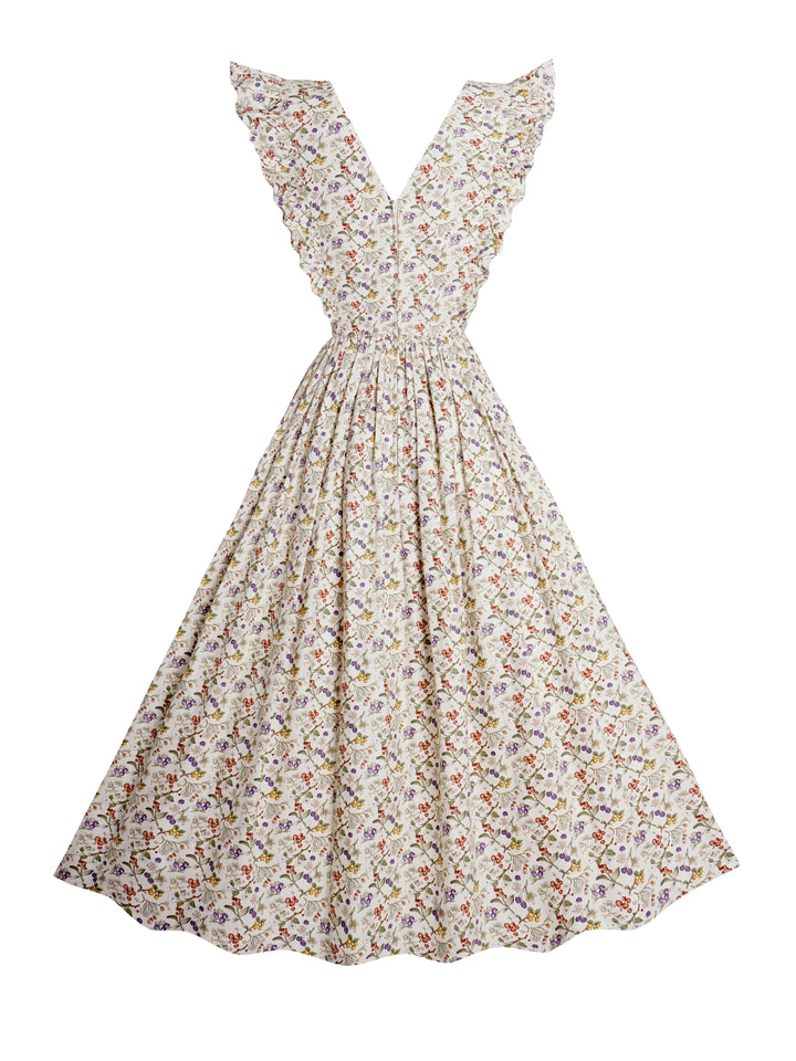 MTO - Robe Lorraine en rose « Country Cottage Floral »