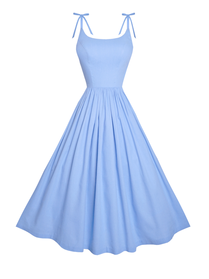 MTO - Birdie Solid Cotton Dress