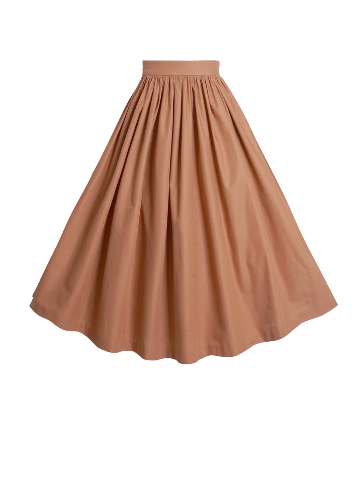 MTO - Lola Solid Cotton Skirt