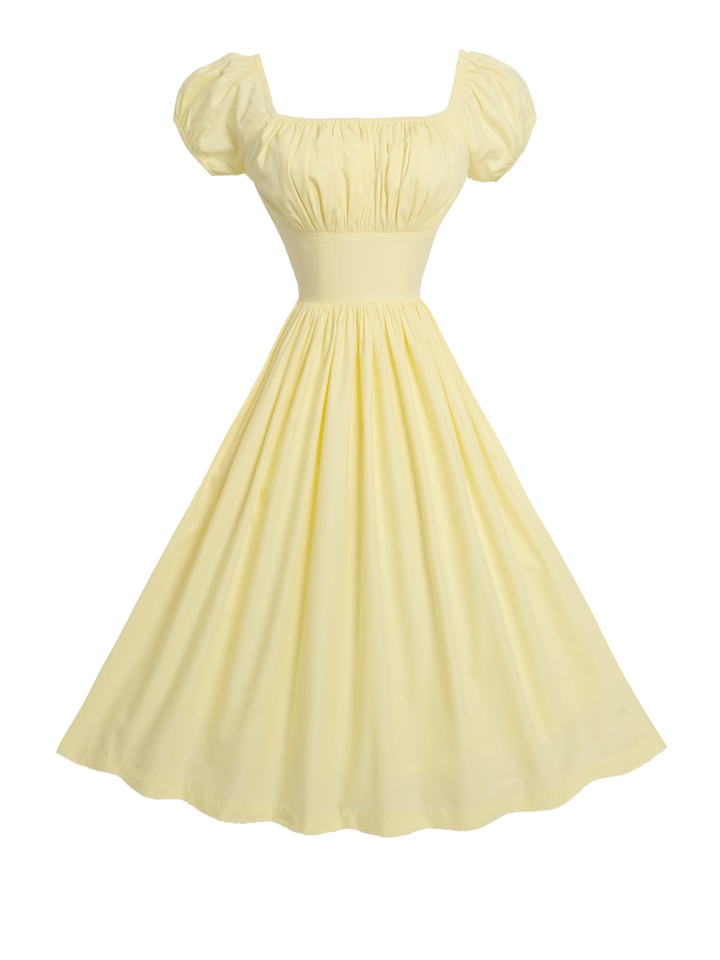 MTO - Loretta Solid Cotton Dress