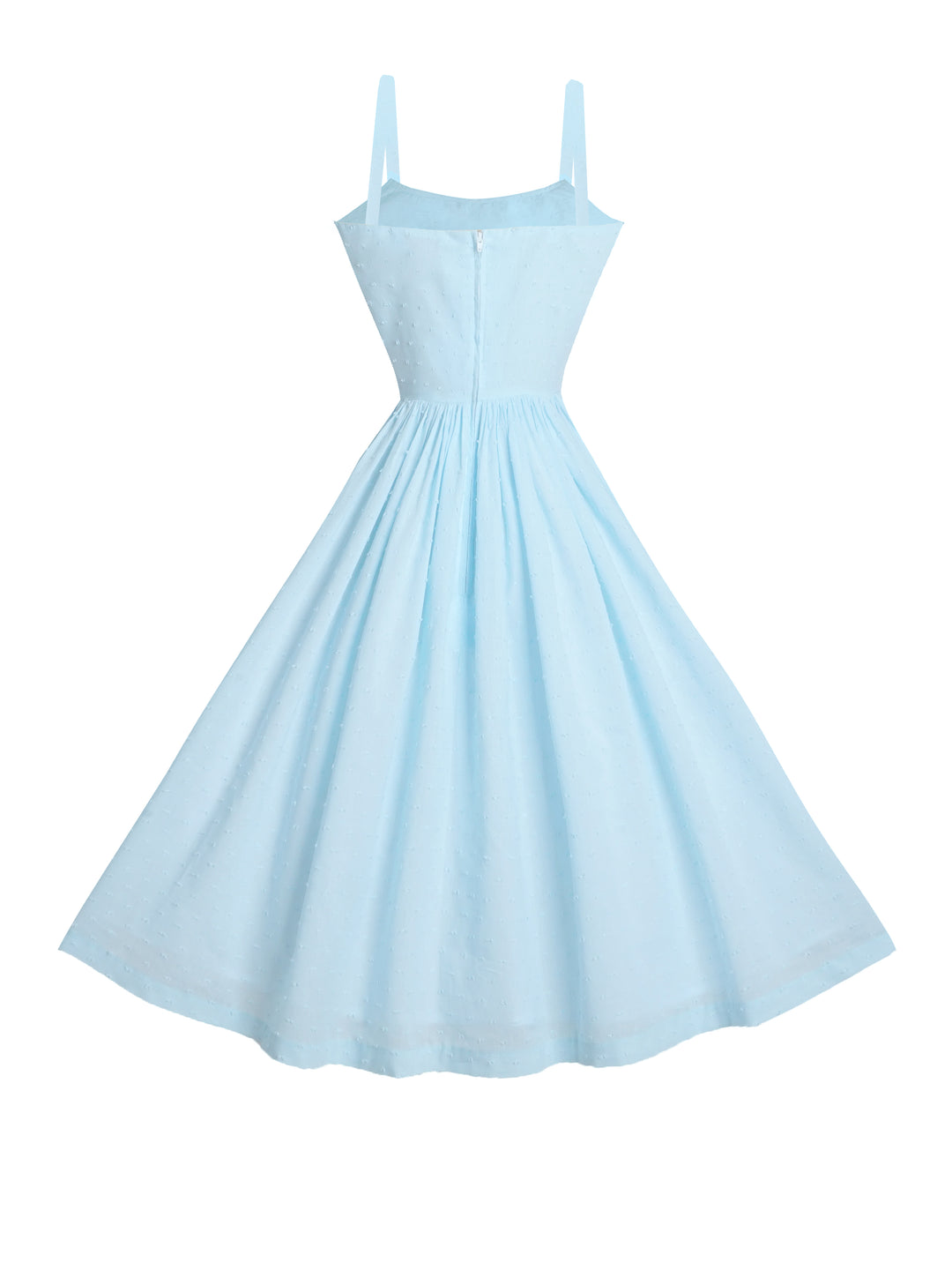 MTO - Grace Dress Baby Blue "Dotted Swiss"