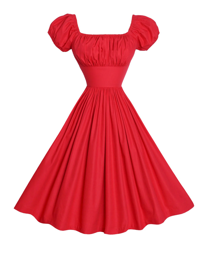 MTO - Loretta Solid Cotton Dress