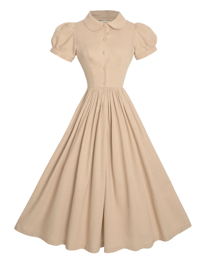 MTO - Amelie Dress Sand Dollar Linen