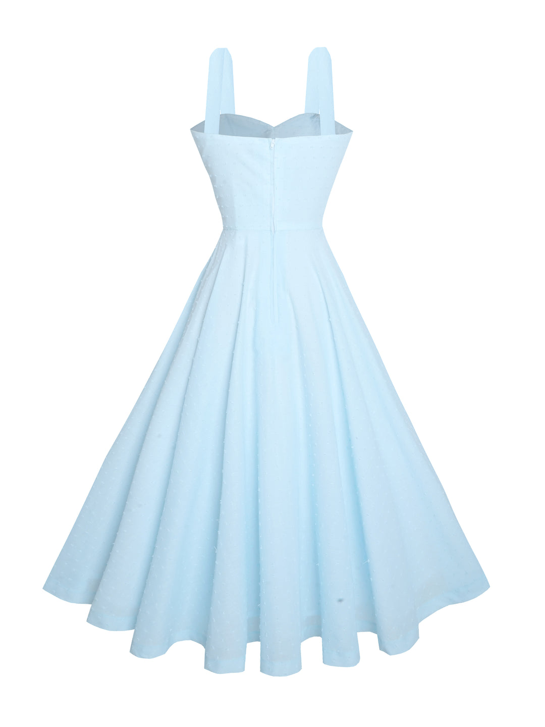 MTO - Catalina Dress Baby Blue "Dotted Swiss"