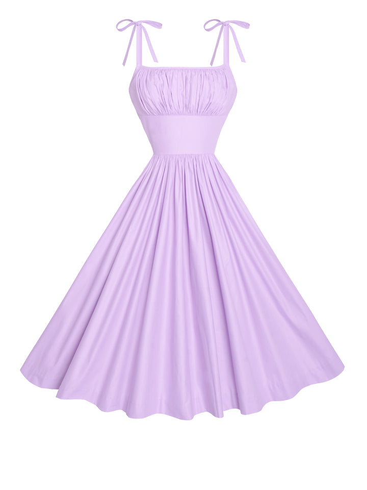 MTO - Kelly Dress in Lavender Cotton