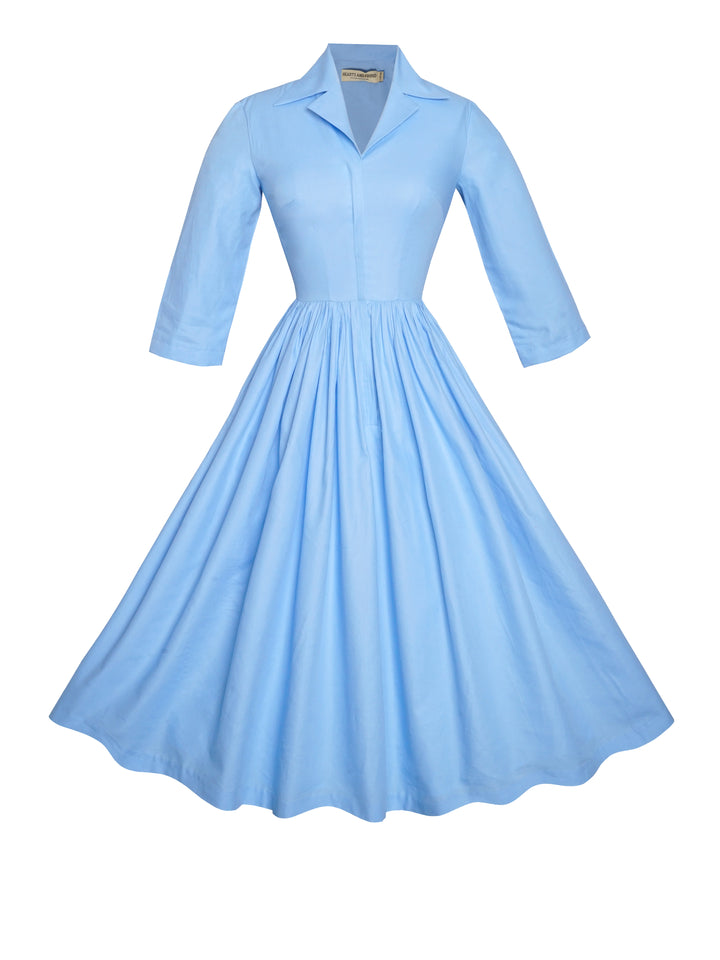 MTO - Natalie Solid Cotton Dress