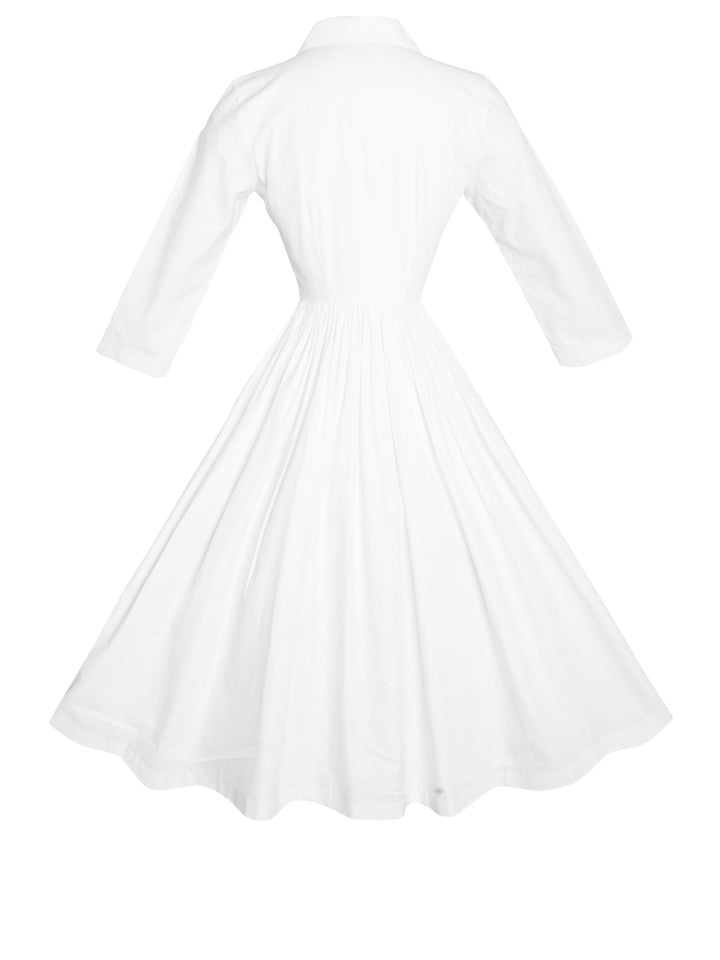 MTO - Natalie Solid Cotton Dress