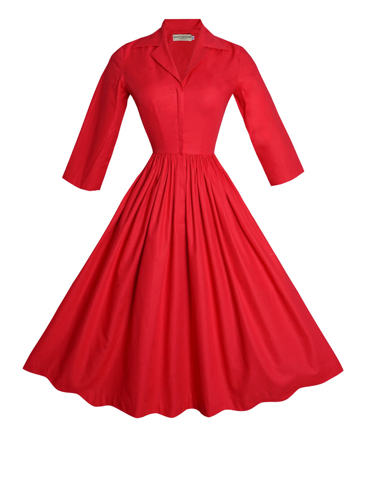 MTO - Natalie Solid Cotton Dress