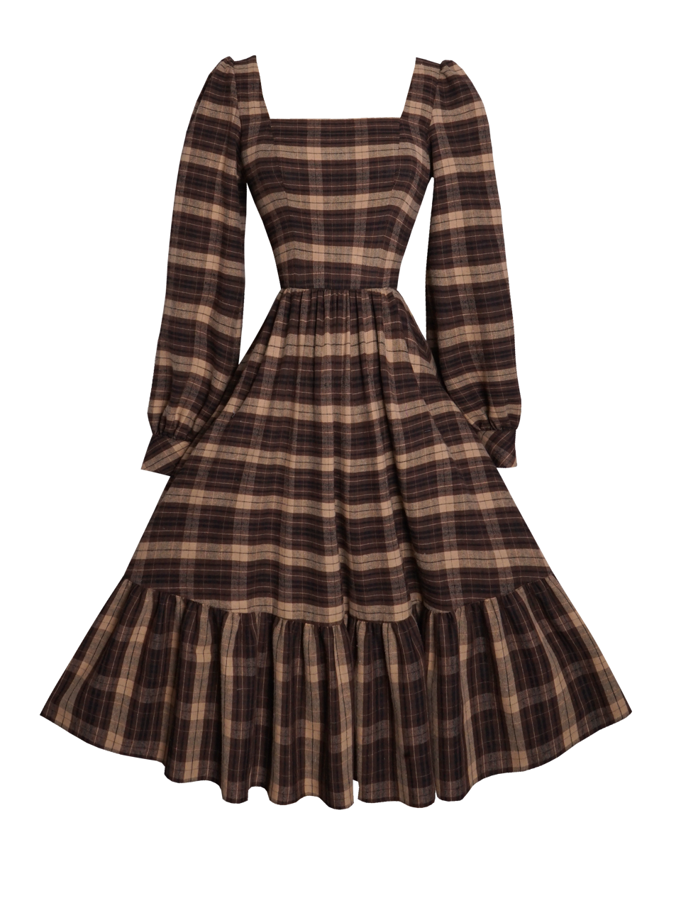 MTO - Mary Plaid Dress