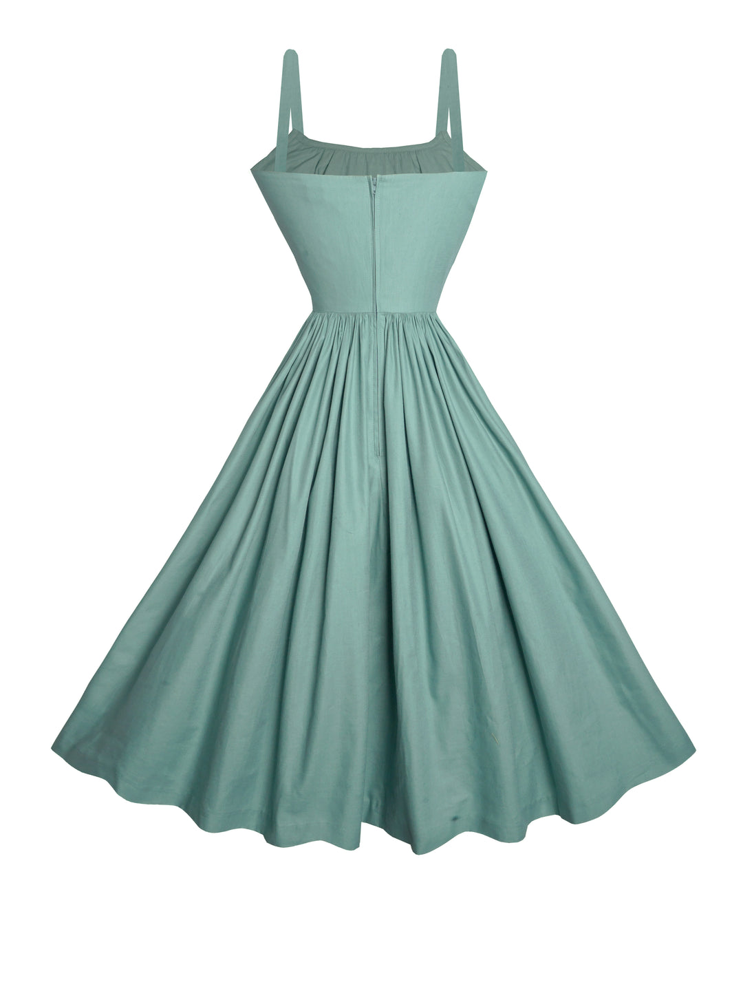 MTO - Grace Dress in Jade Green Cotton