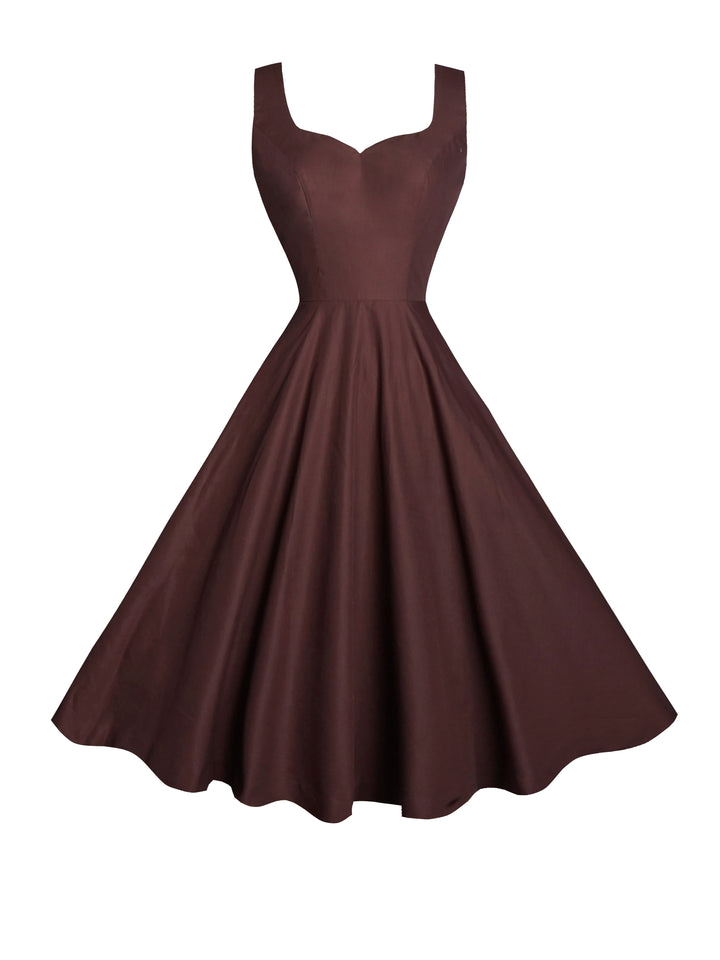 Elizabeth Solid Cotton Dress