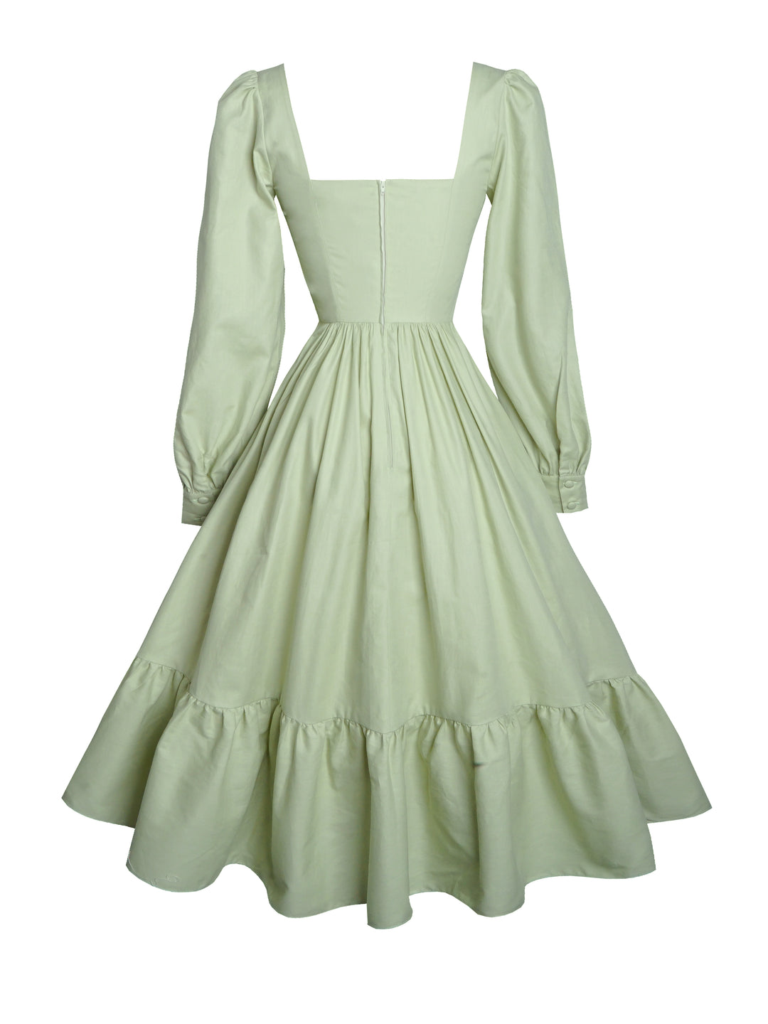 Mary Solid Cotton Dress