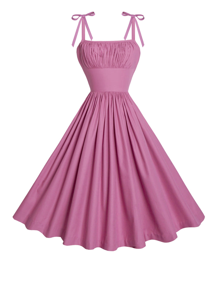 MTO - Kelly Dress in Mauve Rose Cotton