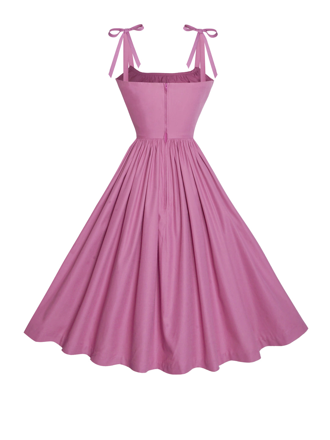 MTO - Kelly Dress in Mauve Rose Cotton