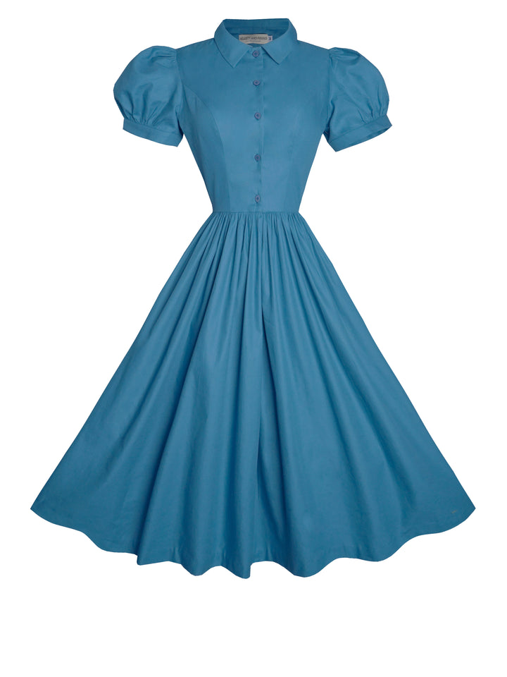 Judy Solid Cotton Dress
