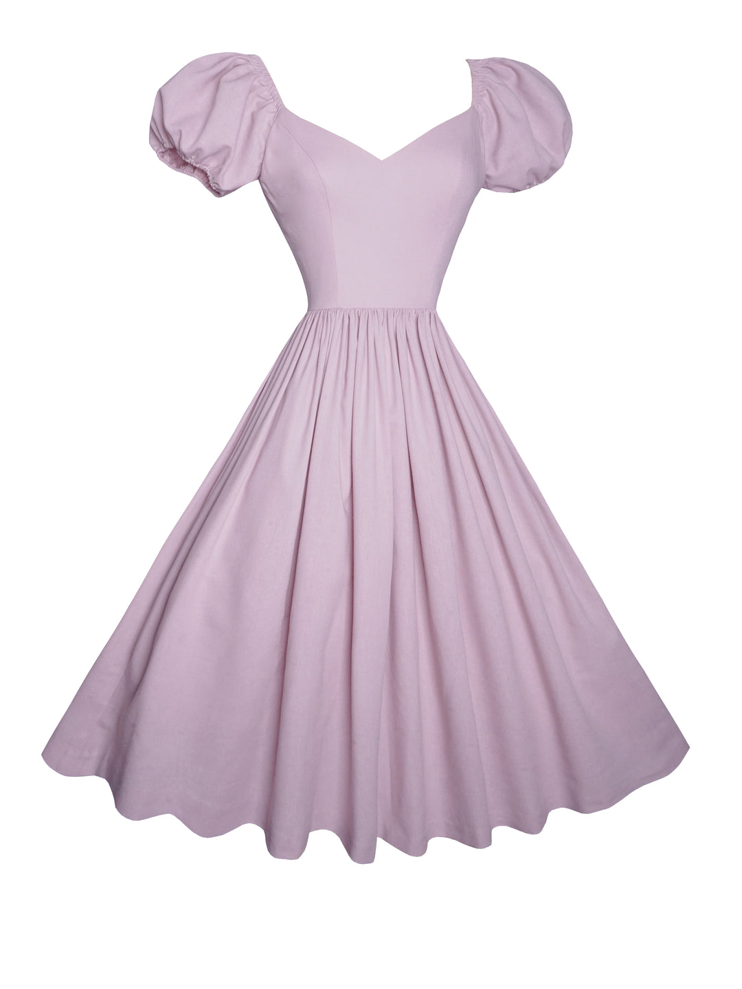 MTO - Margaret Dress in Lilac Purple Linen