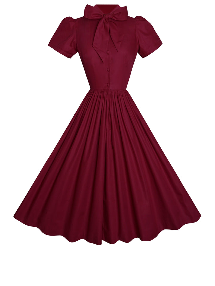 MTO - Bonnie Solid Cotton Dress