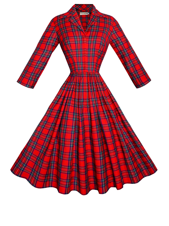 MTO - Natalie Dress in "Christmas Gone Plaid"