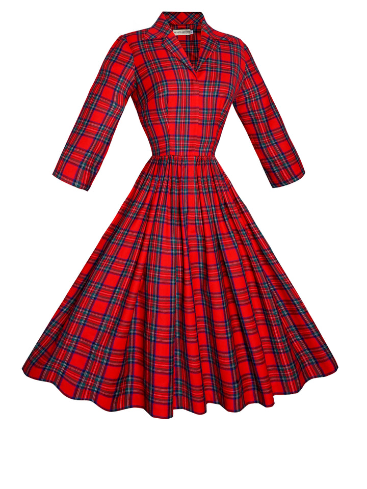 MTO - Natalie Dress in "Christmas Gone Plaid"