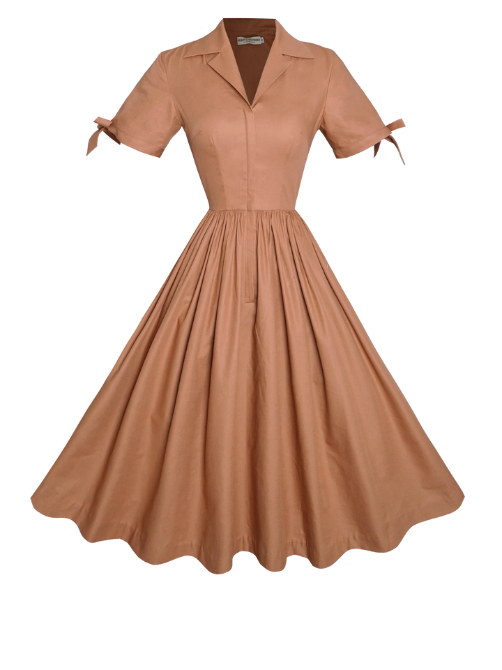 Trudie Solid Cotton Dress