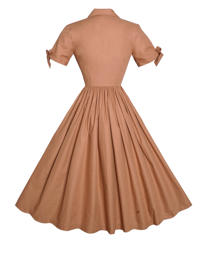 Trudie Solid Cotton Dress