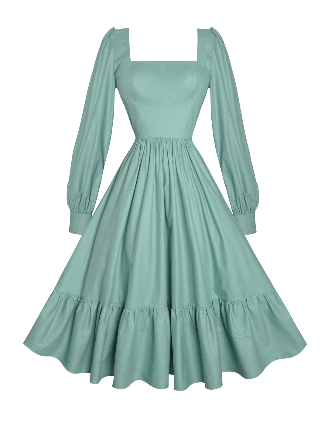 Mary Solid Cotton Dress