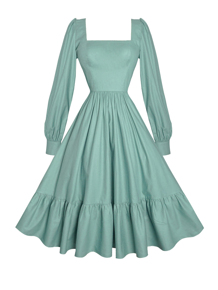 Mary Solid Cotton Dress