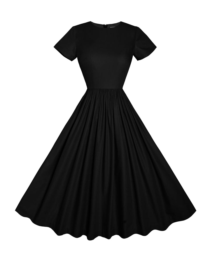 MTO - Dorothy Solid Cotton Dress