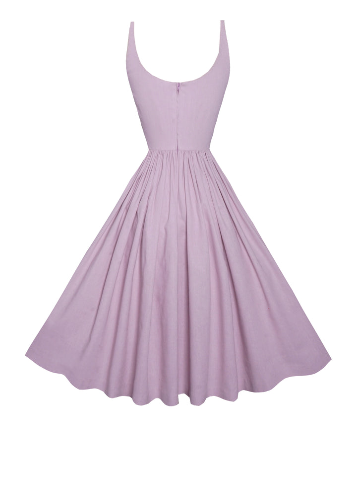 MTO - Penelope Dress Lilac Purple Linen
