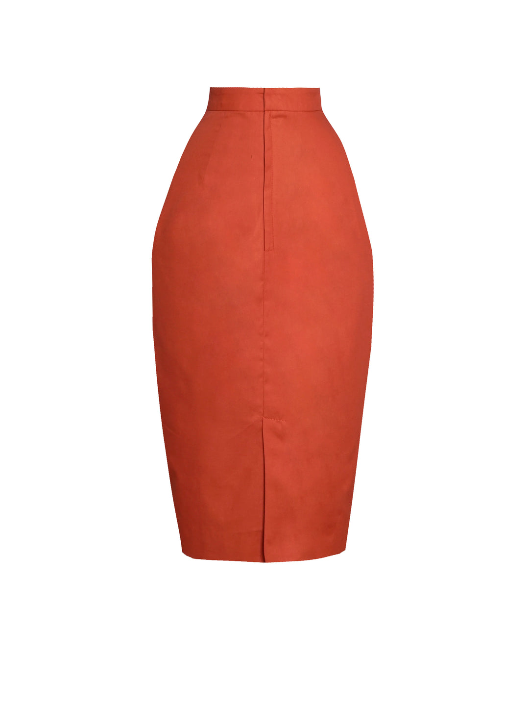 MTO - Denham Skirt in Rustic Red Cotton
