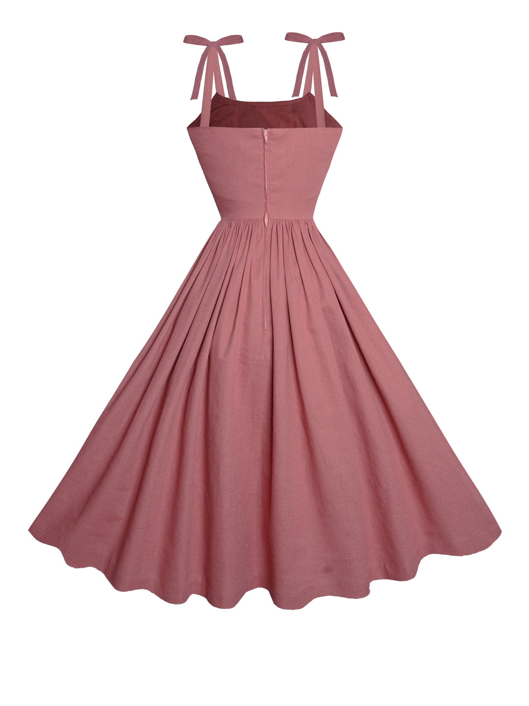 MTO - Kelly Dress in Antique Rose Linen
