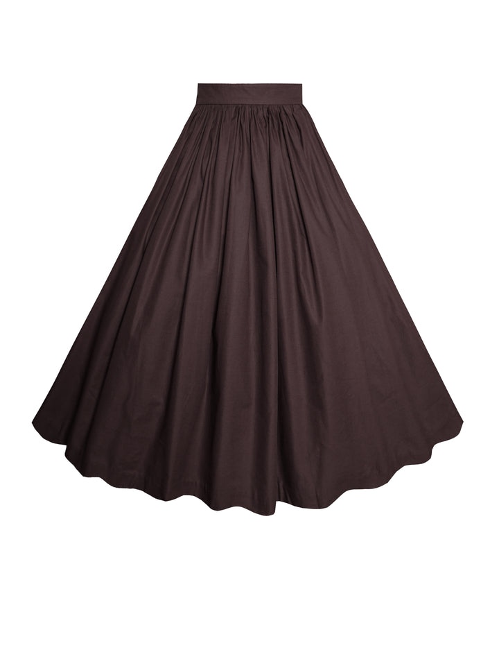 MTO - Lola Solid Cotton Skirt