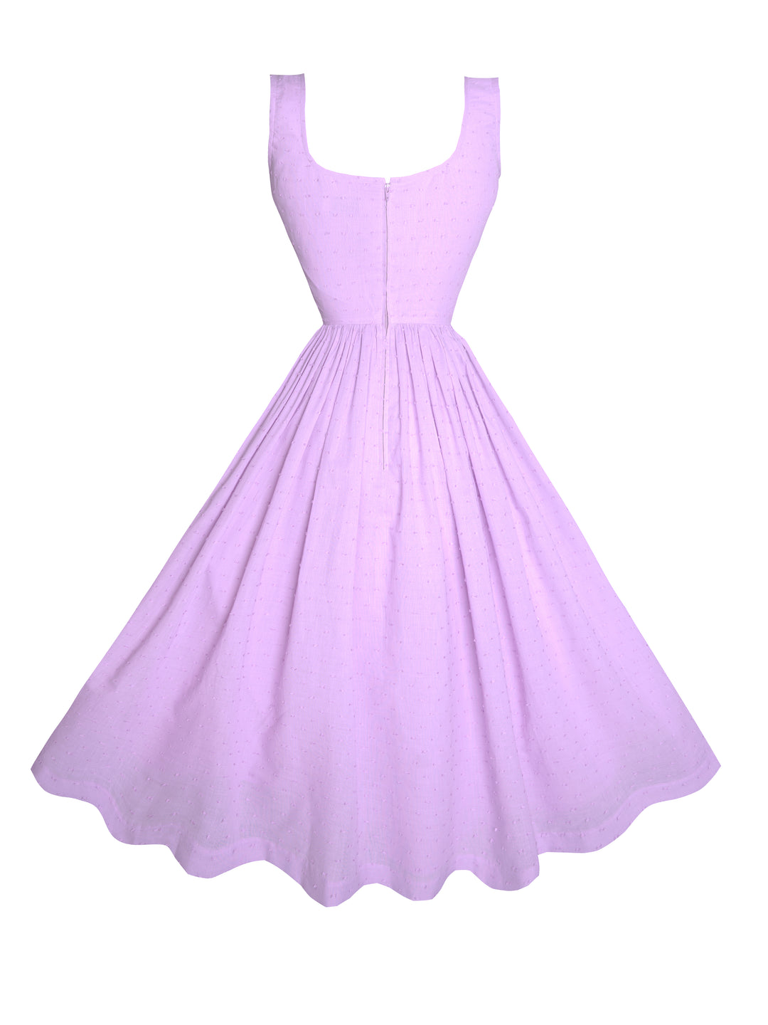 MTO - Michelle Dress Lavender "Dotted Swiss"