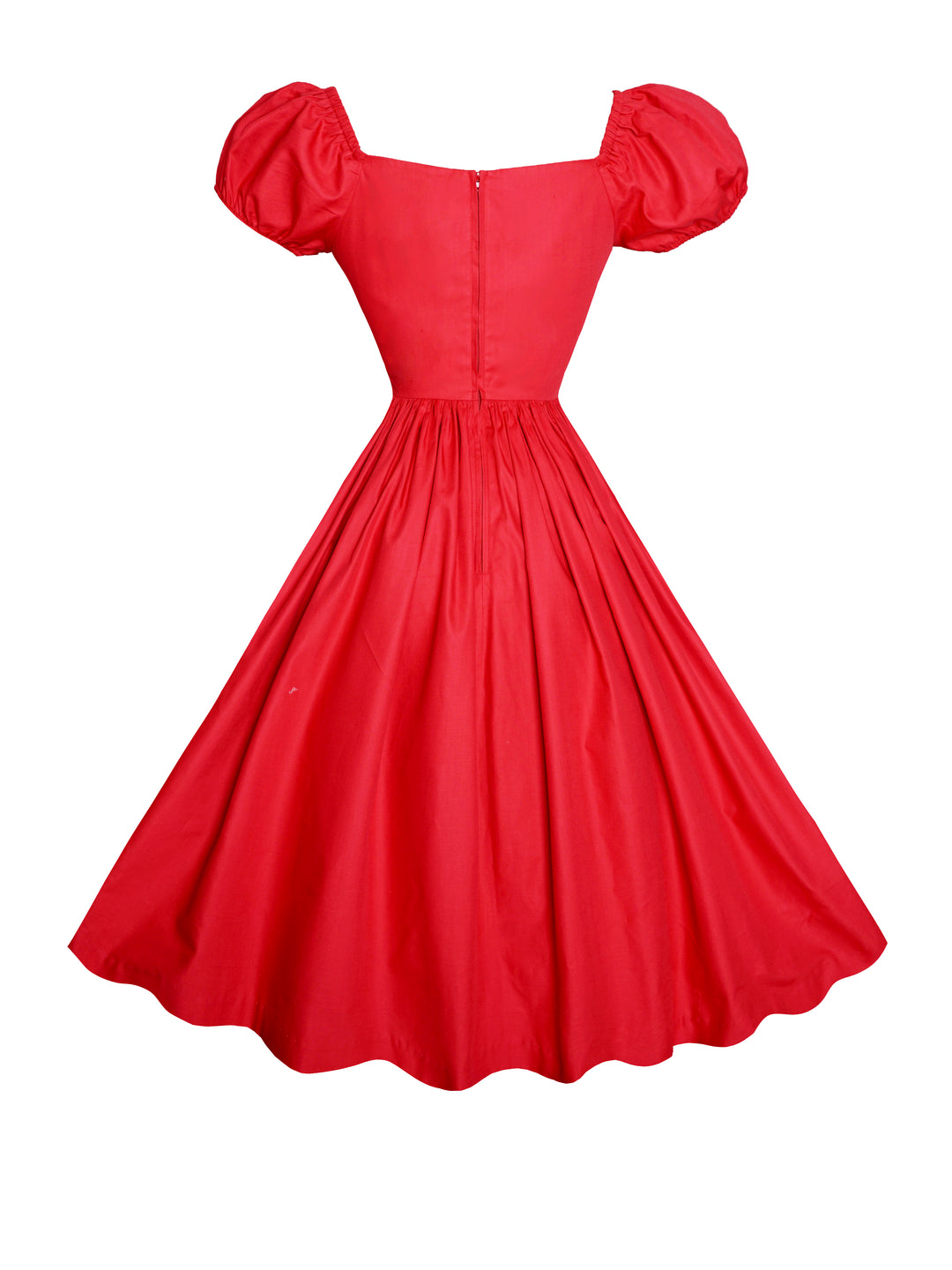 Loretta Off Shoulder Dress | Puff Sleeves Gathered Bust