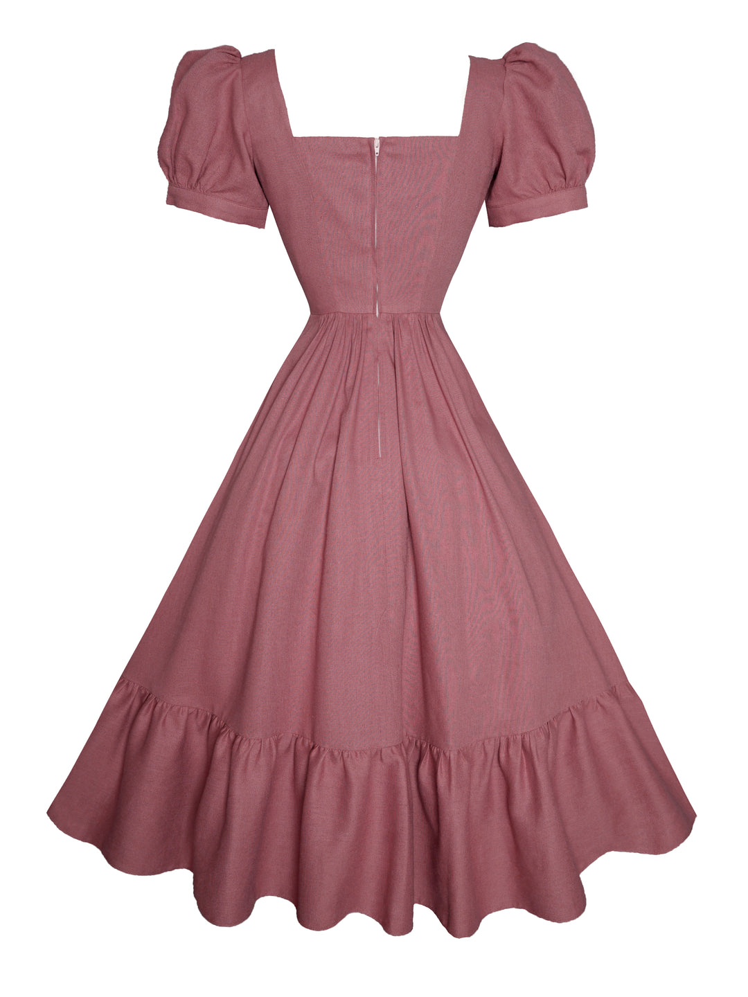 MTO - Isadora Dress in Antique Rose Linen