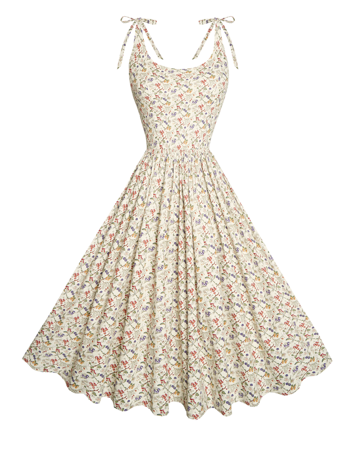 MTO - Robe Birdie Vichy Rose Clair - Gros Carreaux