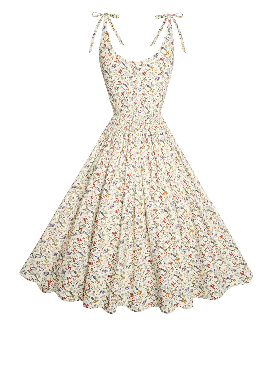 MTO - Robe Birdie Vichy Rose Clair - Gros Carreaux