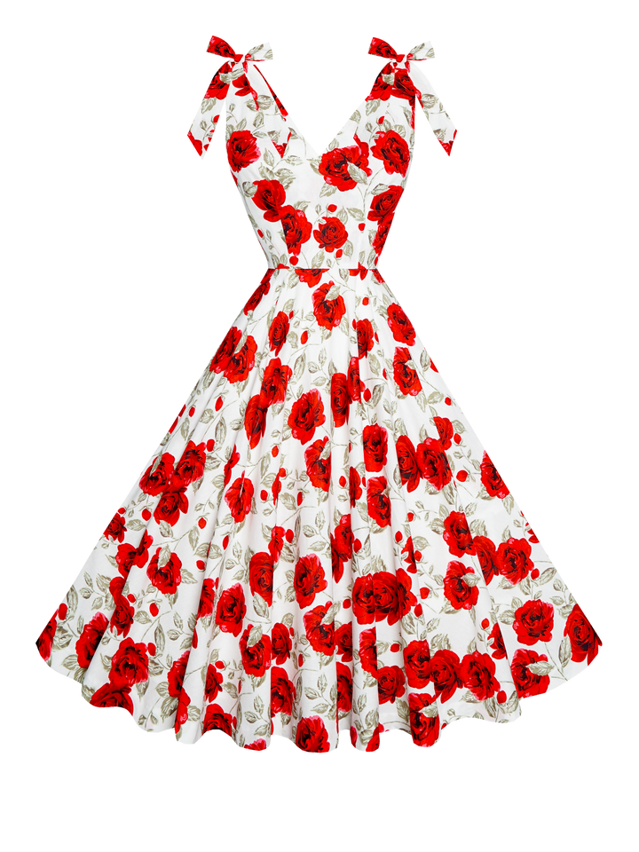 RTS - Size S - Daisy Dress "Si Senorita" White