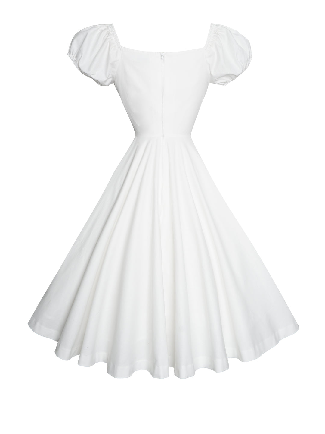 MTO - Loretta Dress in White Cotton