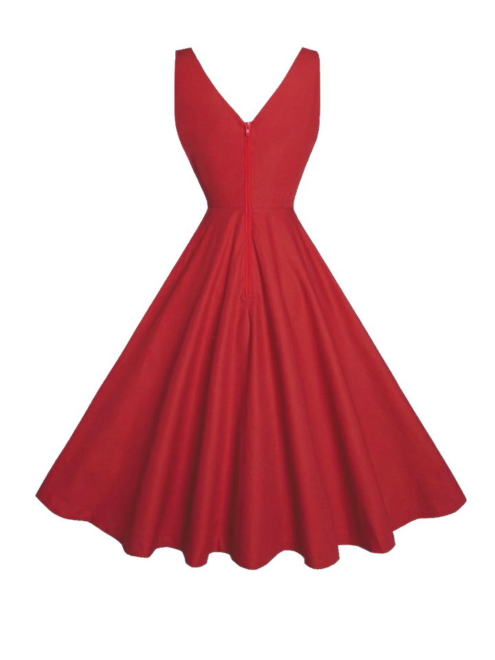 MTO - Diana Solid Cotton Dress