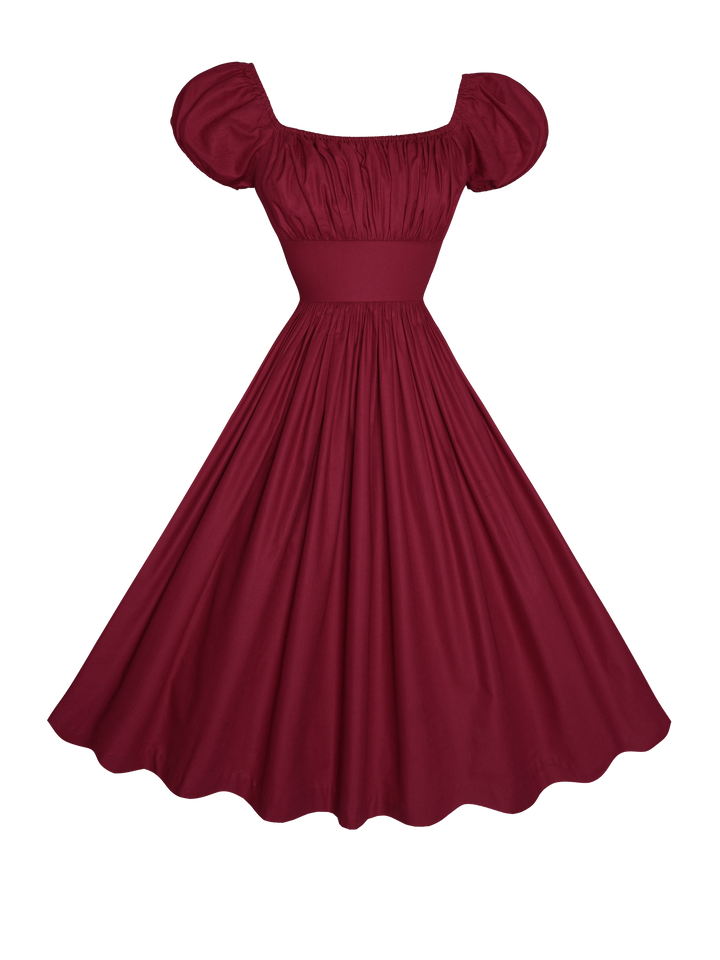 MTO - Loretta Solid Cotton Dress