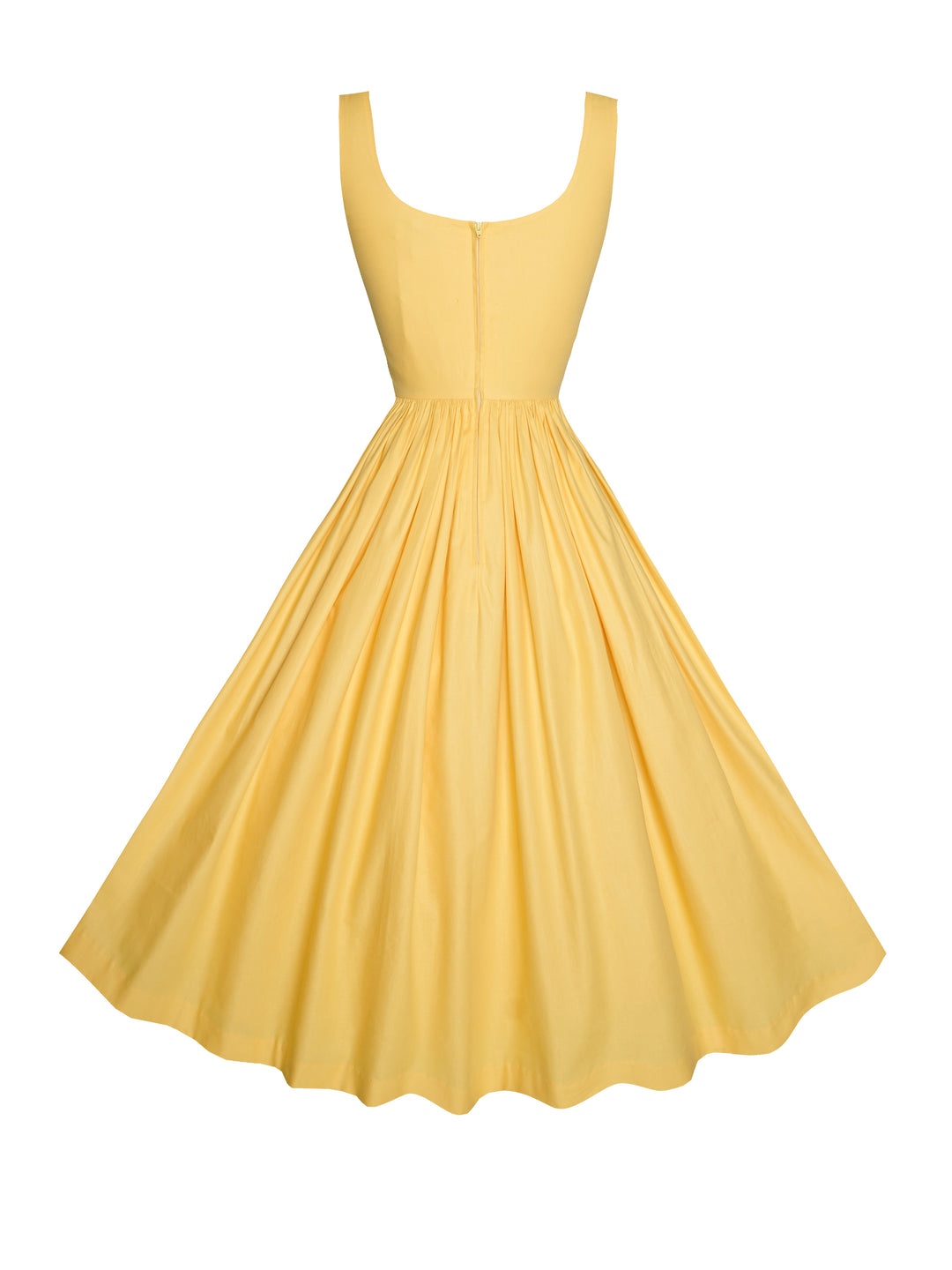 MTO - Emily Dress Golden Yellow Cotton