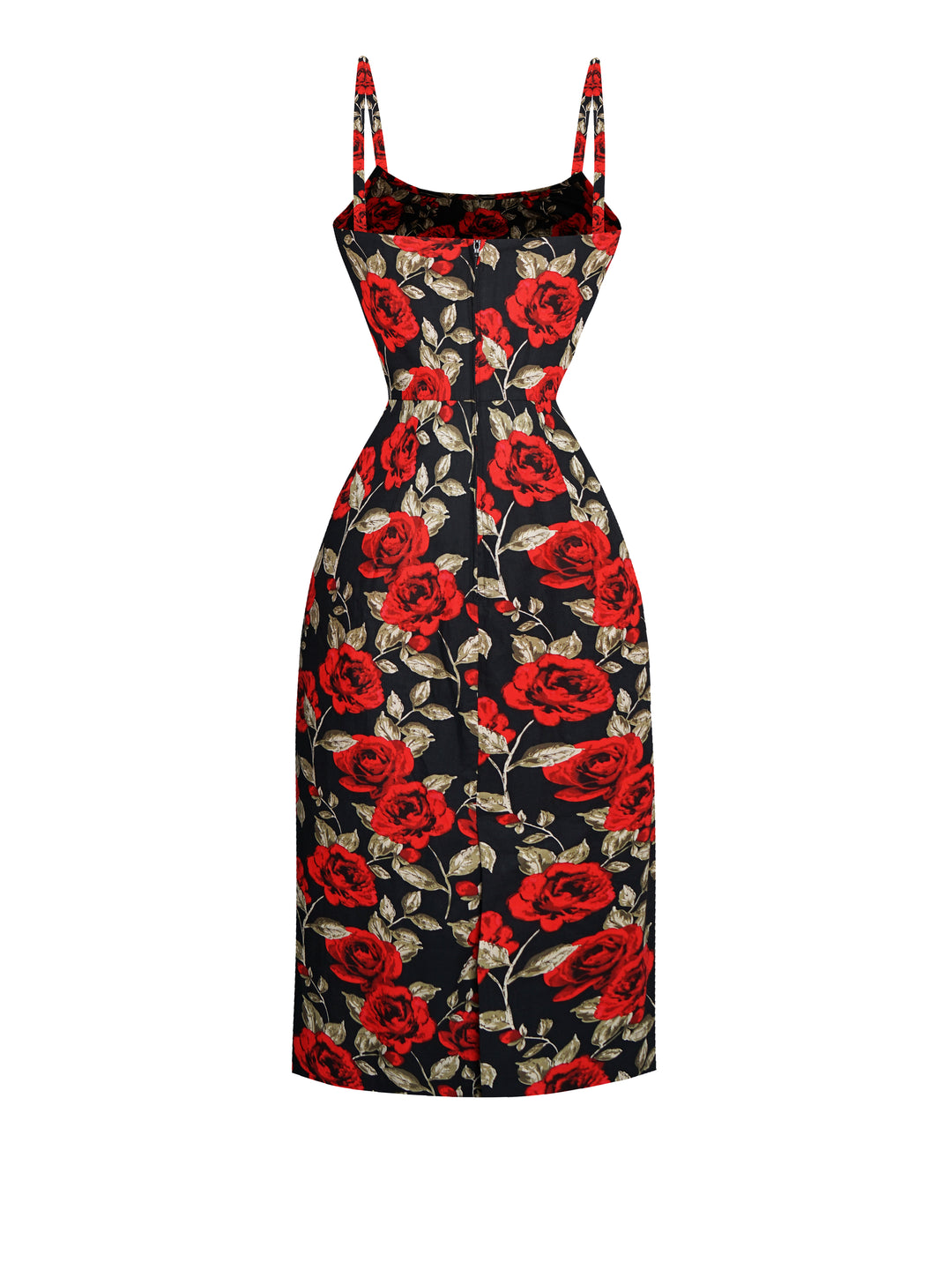 MTO - Bettie Dress Black "Si Senorita"